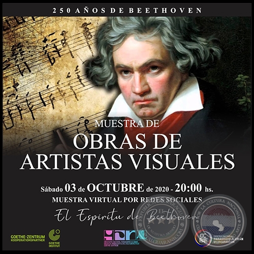 El Espritu de Beethoven - Muestra de Artistas Visuales - Sbado, 03 de Octubre de 2020